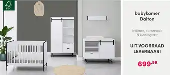 Baby & Tiener Babykamer Dalton aanbieding