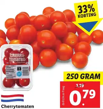 Lidl Cherrytomaten 250g aanbieding