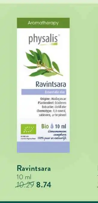 Holland & Barrett Physalis ravintsara 10 ml aanbieding