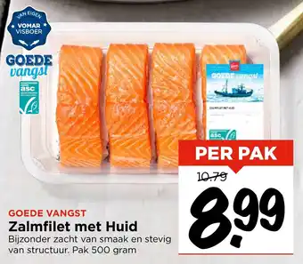 Vomar Voordeelmarkt Zalmfilet met Huid 500g aanbieding