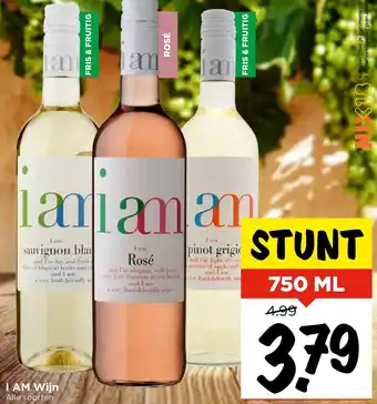 Vomar Voordeelmarkt I AM Wijn 750ml aanbieding