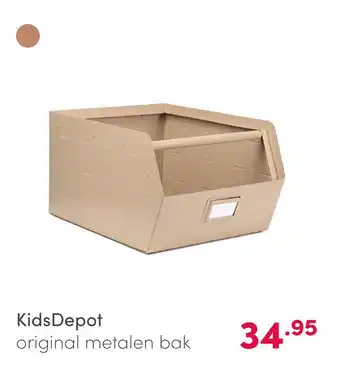 Baby & Tiener KidsDepot Original Metalen aanbieding