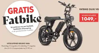 Woonsquare FATBIKE OUXI V8 aanbieding