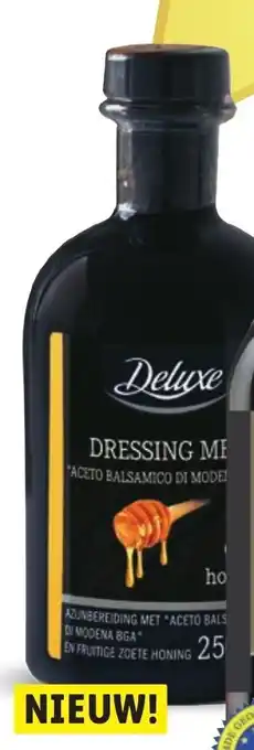 Lidl Deluxe Balsamicodressing met honing 250ml aanbieding