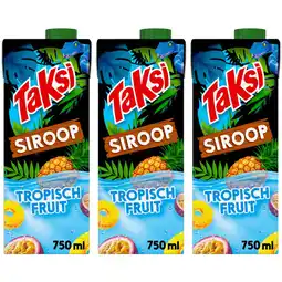 Albert Heijn NIEUW Taksi siropen 3-pack aanbieding