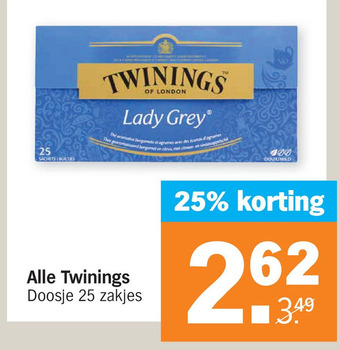 Albert Heijn Alle Twinings aanbieding