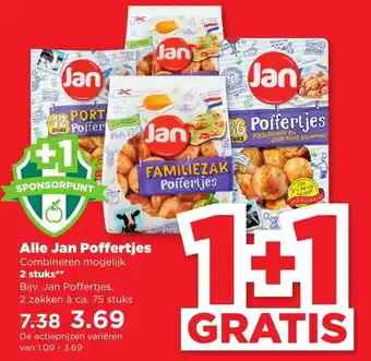 PLUS Alle Jan Poffertjes aanbieding