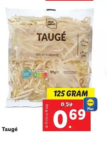 Lidl Taugé 125 GRAM aanbieding