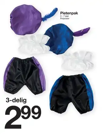 Zeeman Pietenpak aanbieding