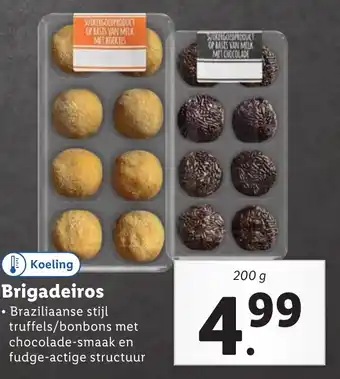 Lidl Brigadeiros 200g aanbieding