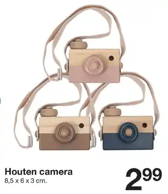 Zeeman Houten camera aanbieding