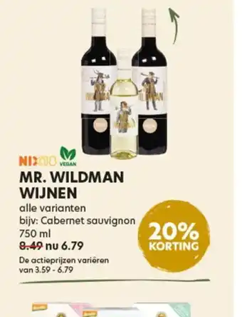 de Biologisch Specialist MR. WILDMAN WIJNEN aanbieding