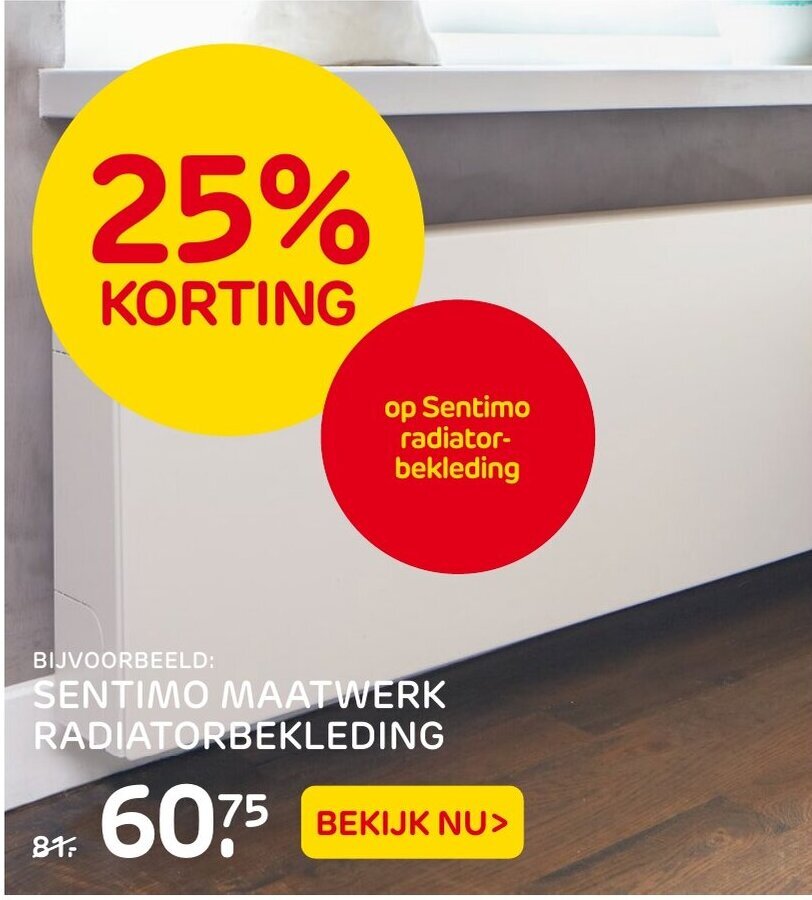 Sentimo Maatwerk Radiatorbekleding aanbieding bij Praxis