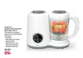 Prenatal Alecto food processor bfp-66 5-in-1 aanbieding