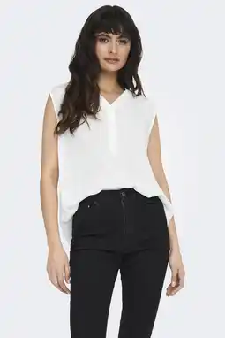 Wehkamp ONLY top ONLJETTE wit aanbieding