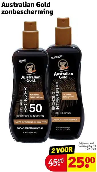 Kruidvat Australian Gold zonbescherming 237ml aanbieding