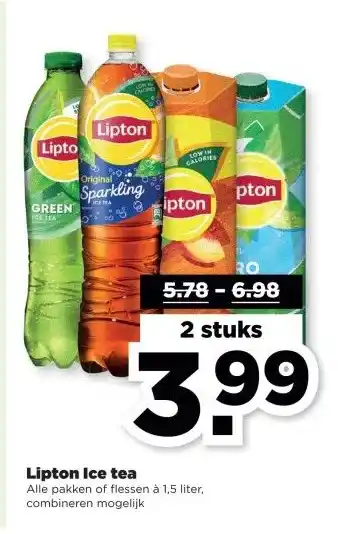 PLUS Lipton Ice tea aanbieding