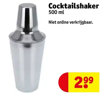 Kruidvat Cocktailshaker 500ml aanbieding