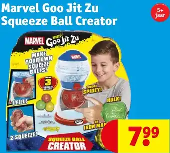 Kruidvat Marvel Goo Jit Zu Squeeze Ball Creator aanbieding