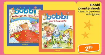 Trekpleister Bobbi prentenboek aanbieding