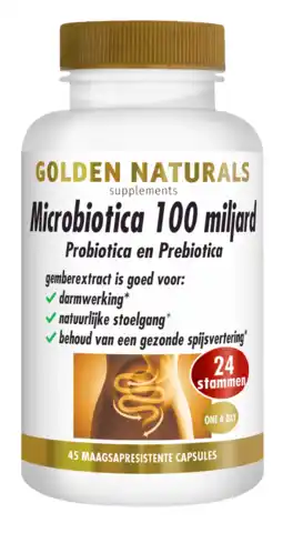 De Online Drogist Golden Naturals Probiotica 100 Miljard Capsules aanbieding