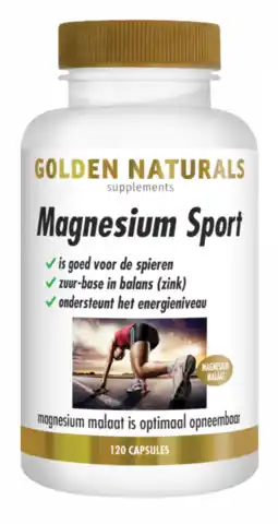De Online Drogist Golden Naturals Magnesium Sport Capsules aanbieding