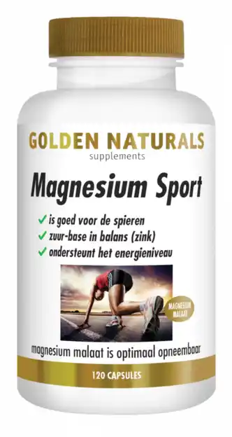 De Online Drogist Golden Naturals Magnesium Sport Capsules aanbieding