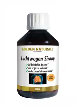 De Online Drogist Golden Naturals Luchtwegen Siroop aanbieding