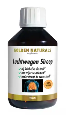 De Online Drogist Golden Naturals Luchtwegen Siroop aanbieding