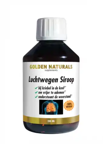 De Online Drogist Golden Naturals Luchtwegen Siroop aanbieding