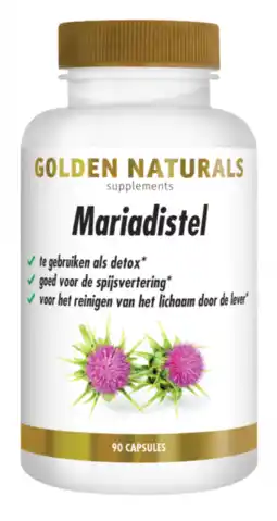 De Online Drogist Golden Naturals Mariadistel Capsules aanbieding