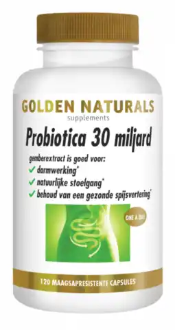 De Online Drogist Golden Naturals Probiotica 30 Miljard Capsules aanbieding