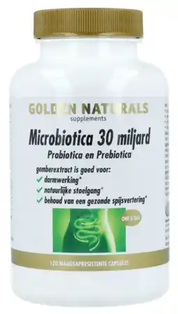 De Online Drogist Golden Naturals Probiotica 30 Miljard Capsules aanbieding