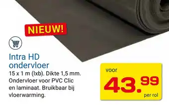 Kluswijs Intra HD Ondervloer aanbieding