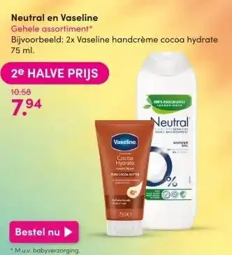 DA Neutral en Vaseline Gehele assortiment* aanbieding