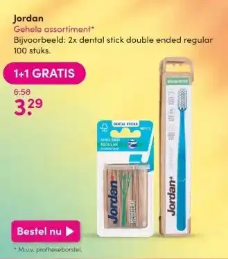 DA Jordan Gehele assortiment* aanbieding