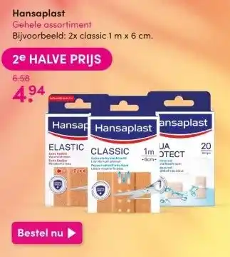 DA Hansaplast Gehele assortiment aanbieding