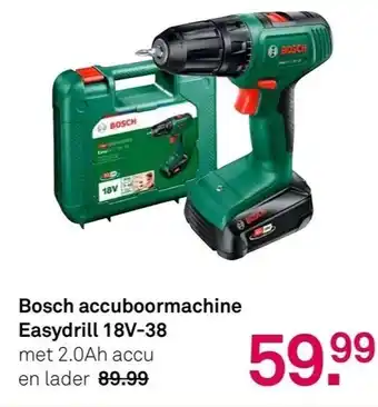 Karwei Bosch accuboormachine easydrill 18V - 38 aanbieding