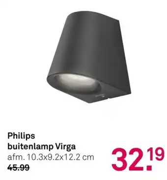 Karwei Philips buitenlamp virga aanbieding
