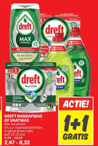 Dekamarkt DREFT HANDAFWAS OF VAATWAS aanbieding