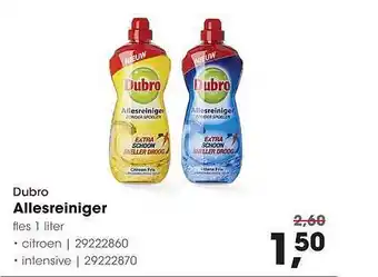 HANOS Dubro allesreiniger 1 liter aanbieding