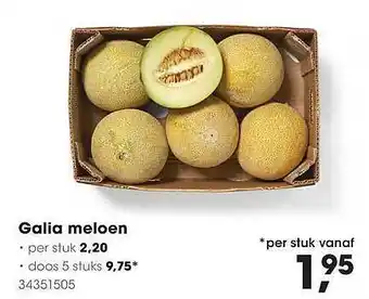 HANOS Galia meloen aanbieding