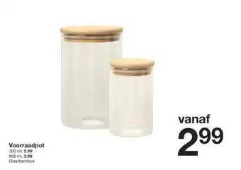 Zeeman Voorraadpot 800 ml aanbieding