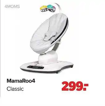 Baby-Dump 4Moms mamaroo4 classic wipstoel aanbieding