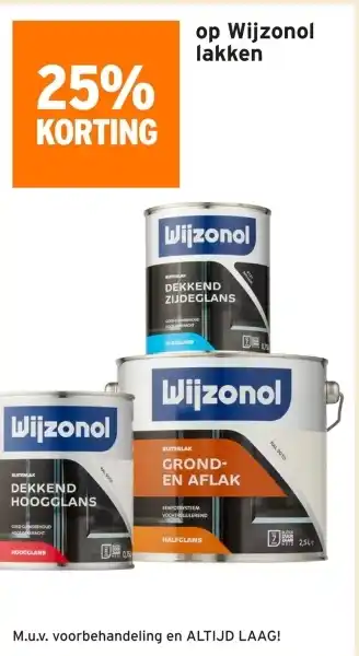 GAMMA Wijzonol lakken aanbieding
