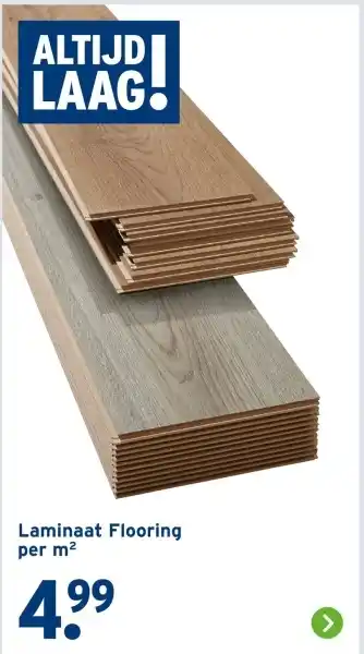 GAMMA Laminaat Flooring per m² aanbieding