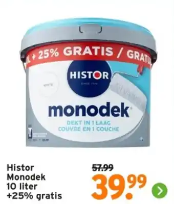 GAMMA Histor Monodek aanbieding