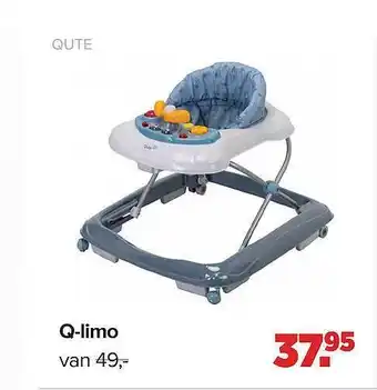 Baby-Dump Qute q-limo loopstoel aanbieding