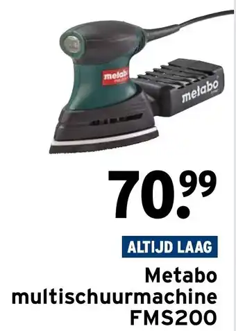 GAMMA Metabo Multischuurmachine FMS200 aanbieding