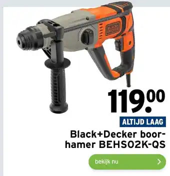 GAMMA Black+Decker Boorhamer BEHS02K-QS aanbieding